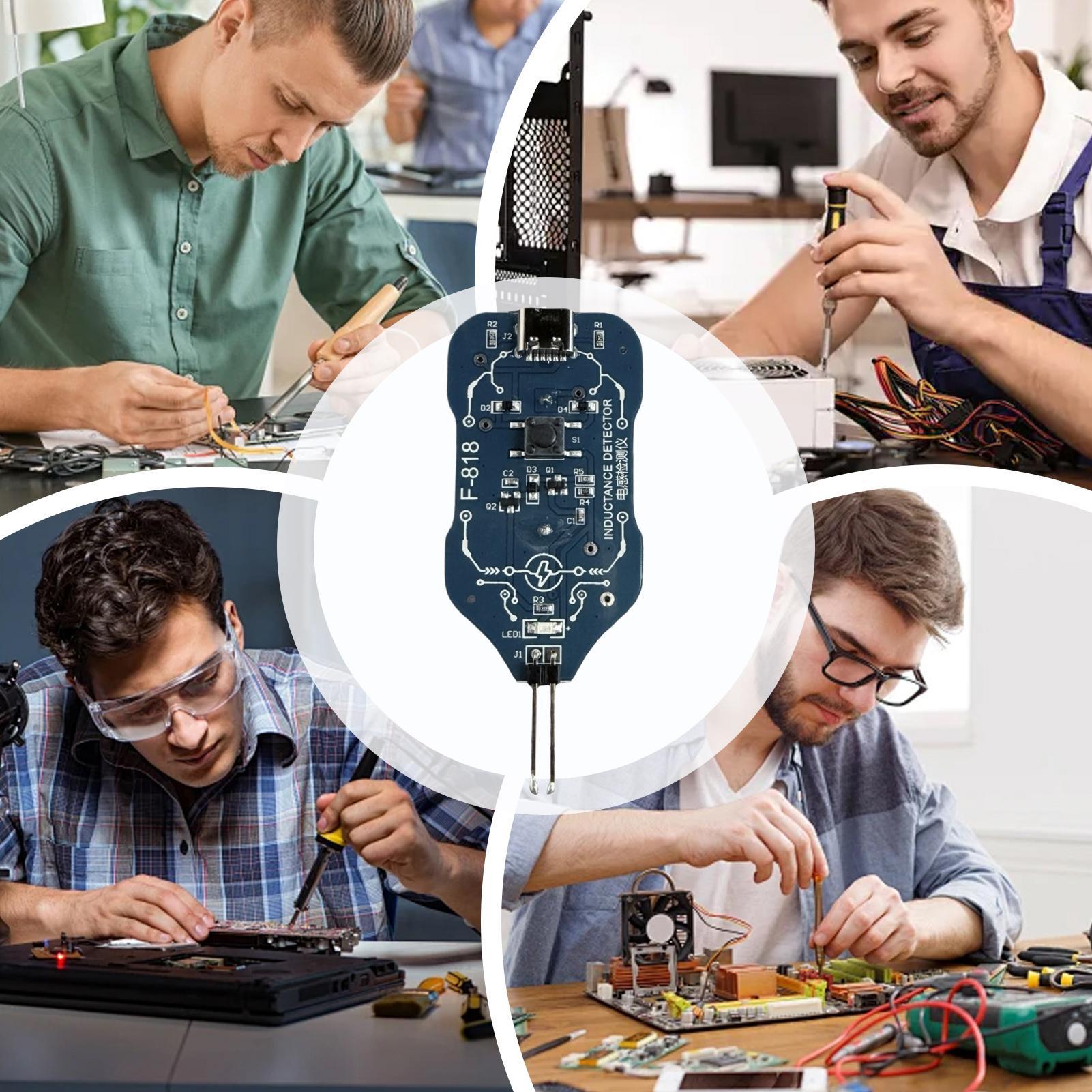 Electronics Repair For Beginners - جهاز اختبار المقاومة الحثية، كاشف كهربائي،