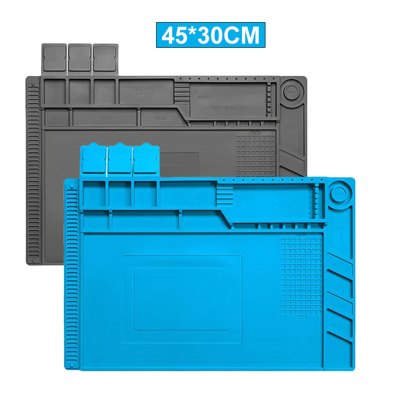 Electronics Repair Workstation - 45*30 سنتيمتر المغناطيسي حصيرة سيليكون العمل