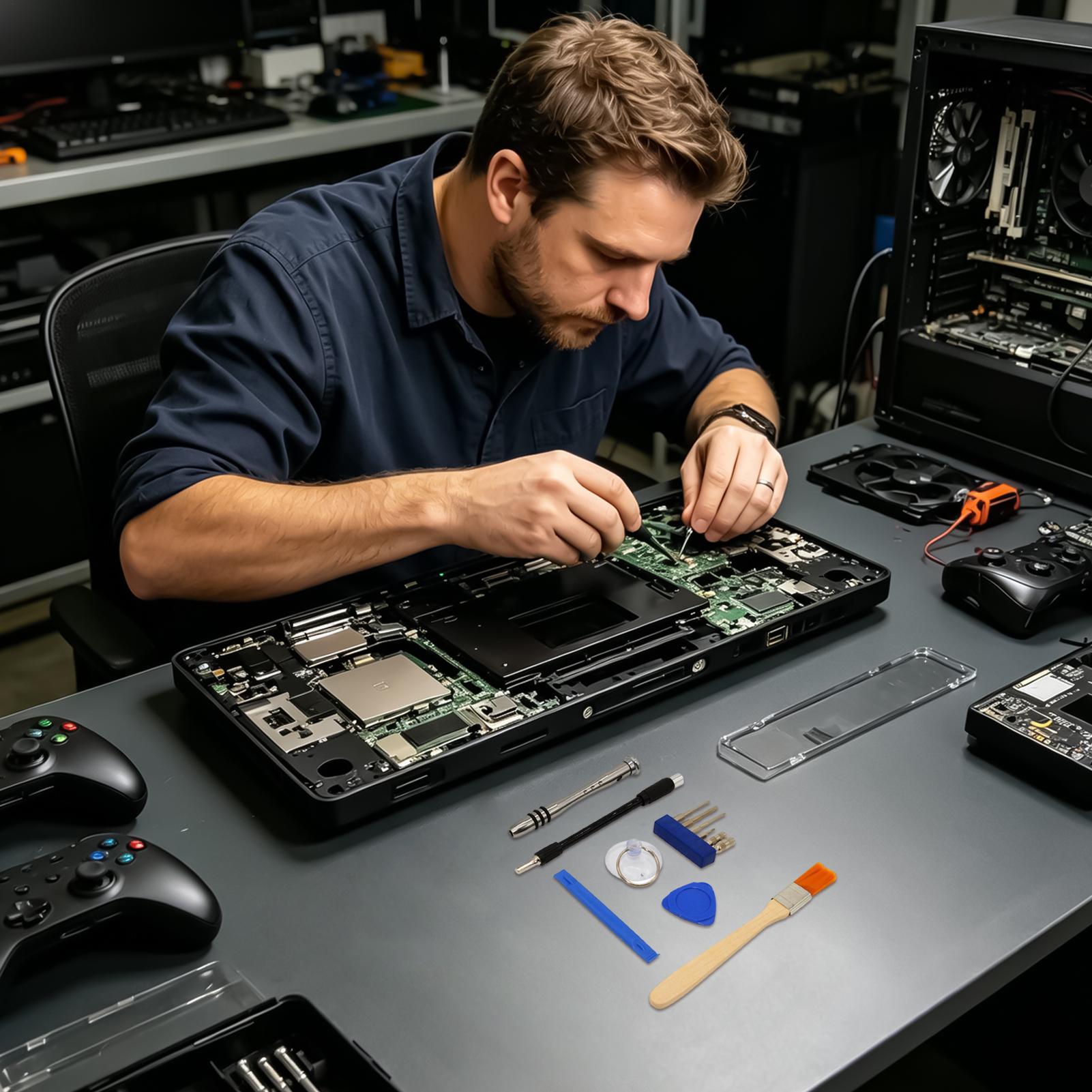 مجموعة أدوات إصلاح محمولة لفك  - مراجعة Electronics Repair Shop وسعره