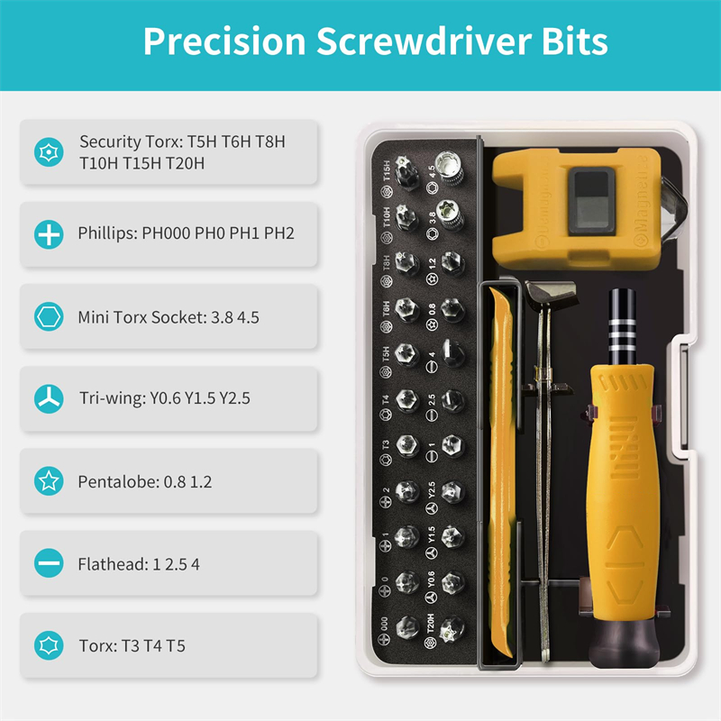 33 في 1 طقم مفك برغي مجموعة أد - مراجعة Electronics Repair For Beginners وسعره