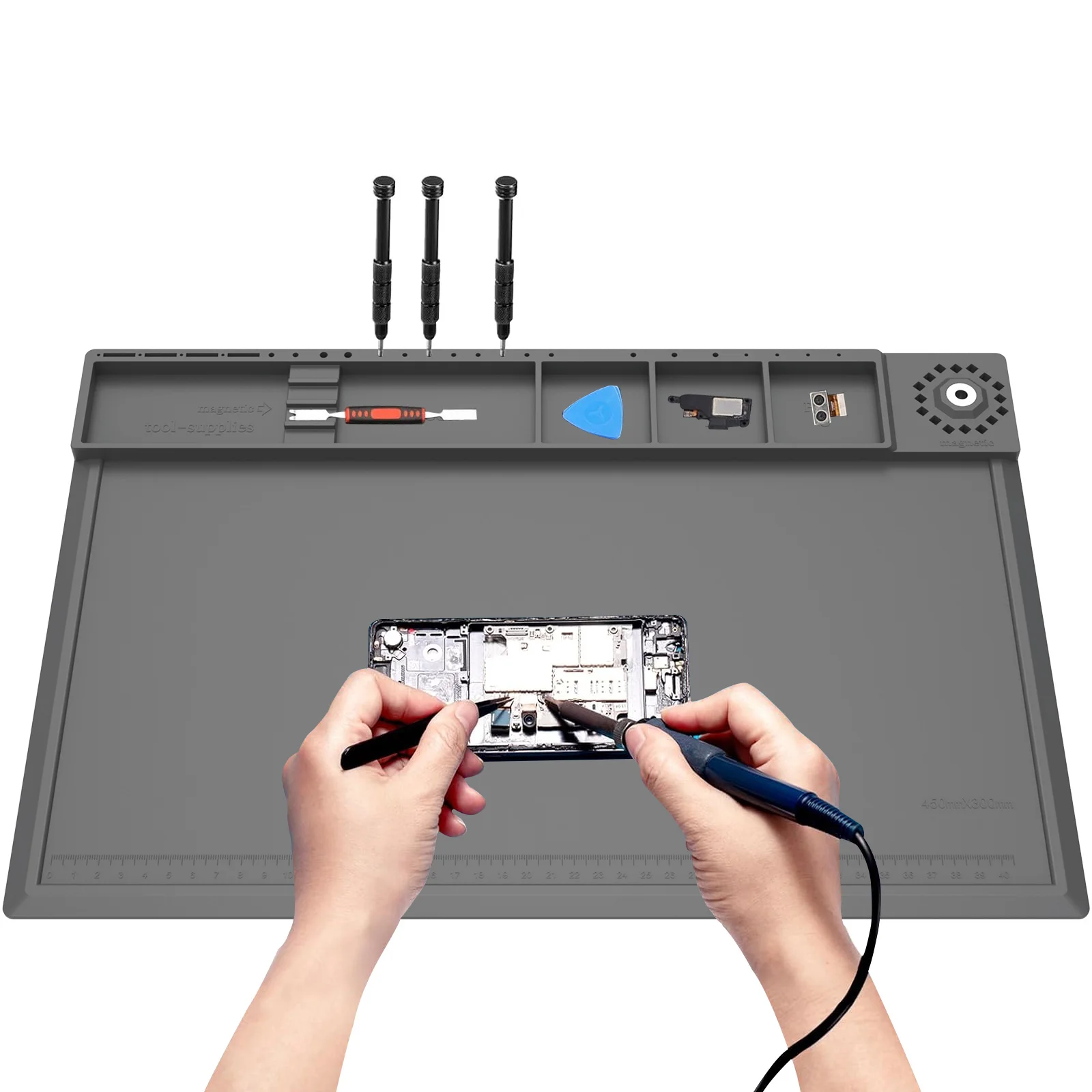 وسادة إصلاح العمل من السيليكون - مراجعة Electronics Repair Workstation وسعره
