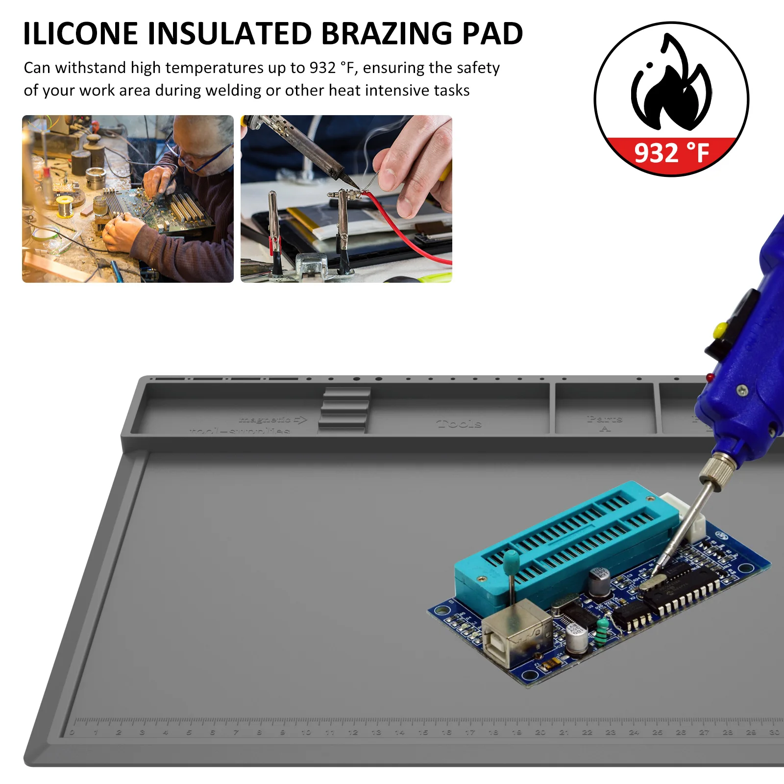 وسادة إصلاح العمل من السيليكون - مراجعة Electronics Repair Workstation وسعره
