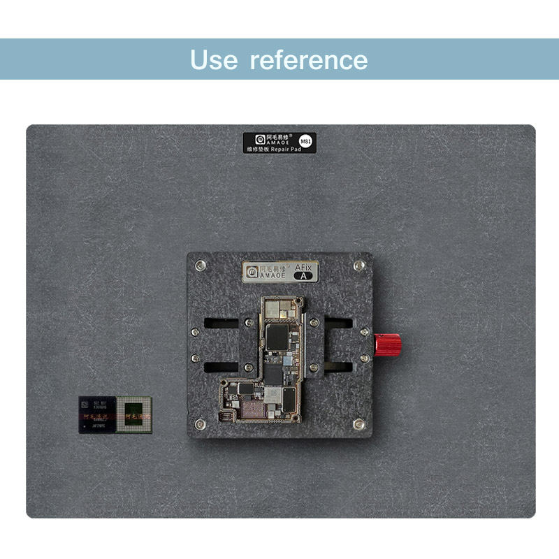 حصيرة إصلاح AMAOE-M81 للهاتف ا - مراجعة Electronics Repair Workstation وسعره