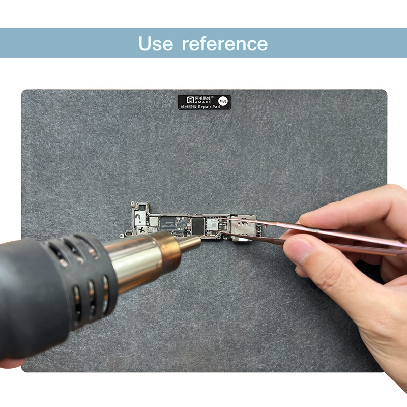 حصيرة إصلاح AMAOE-M81 للهاتف ا - مراجعة Electronics Repair Workstation وسعره