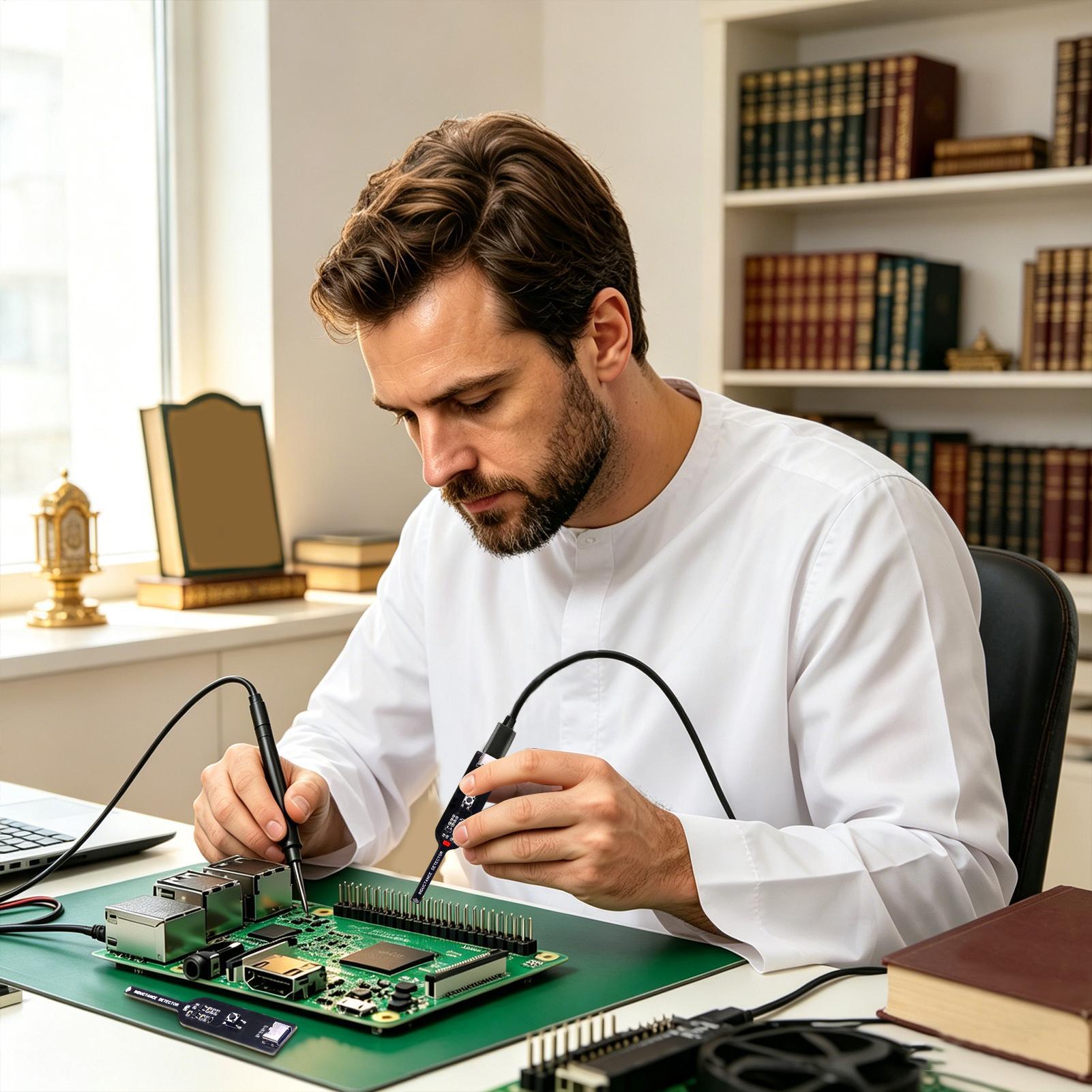 كاشف الدوائر الإلكترونية المحم - مراجعة Electronics Repair Shop وسعره